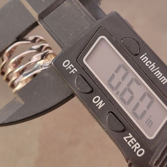 Sterling Dominique Dinouart DDD Modernist Four Twist Ring Band - Picture 8 of 8